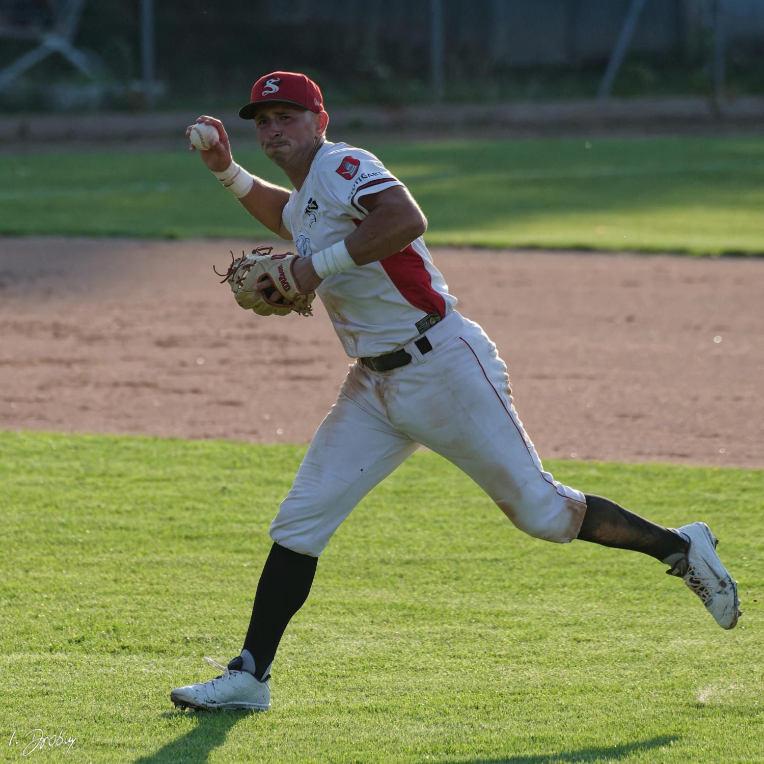 Spielertrainer Austin Bull qualifizierte sich mit seinen Reds für das DBL-Viertelfinale. Dort war aber gegen das in der Setzliste führende Team aus Bonn Endstation. (Foto. Iris Drobny)