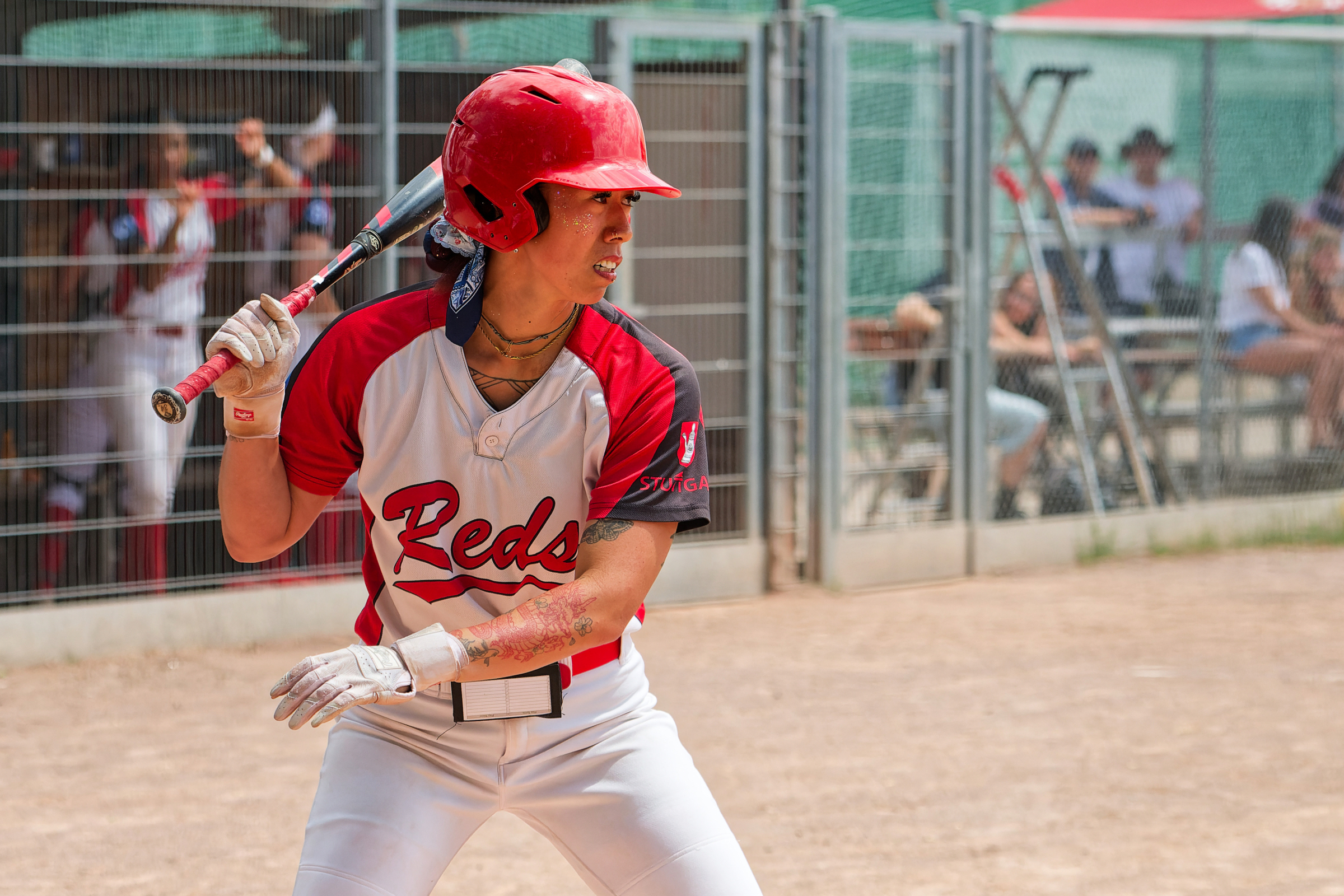 Mit zwei Homeruns und einem Triple gelangen Makea-Al Kaluau entscheidende Hits in den Playoff-Spielen gegen die Untouchables Paderborn. (Foto: Iris Drobny)